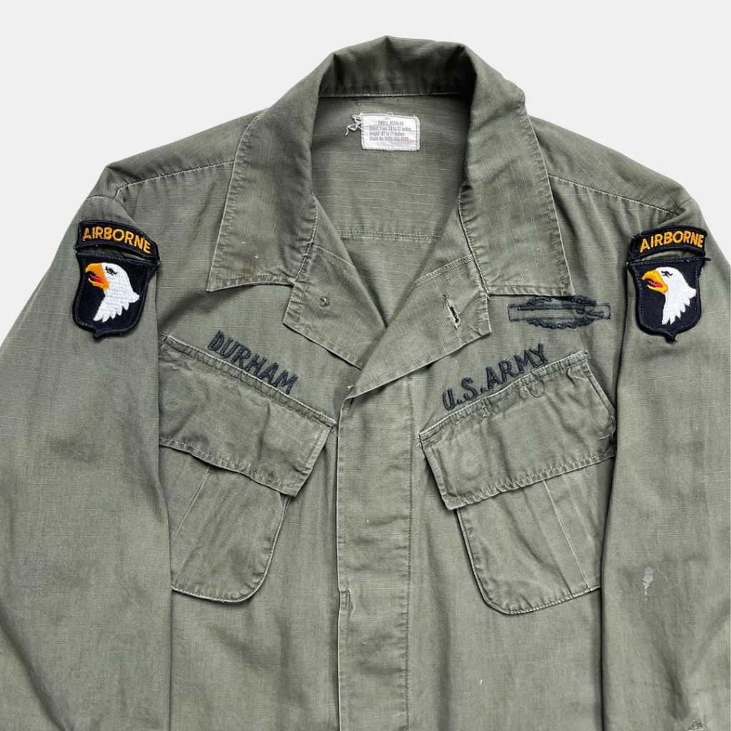 Jungle Jacket: Durham 101st Airborne w/ CIB